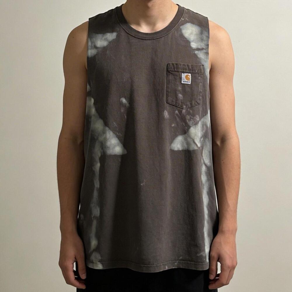 Carhartt Shirt 2XL Sleeveless Art Dye